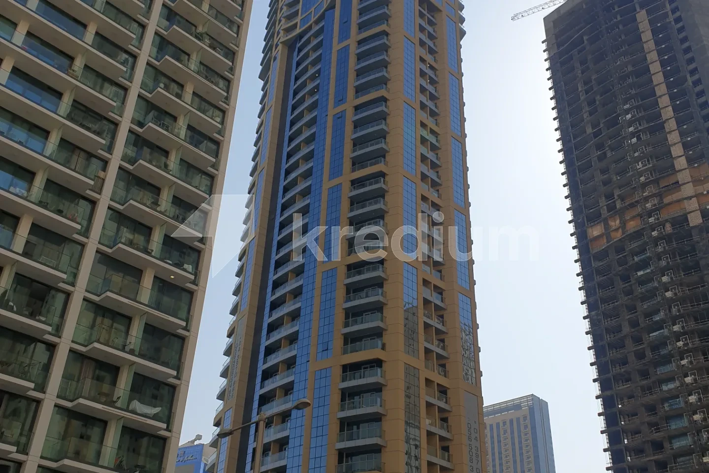 Contemporary residential high-rise building