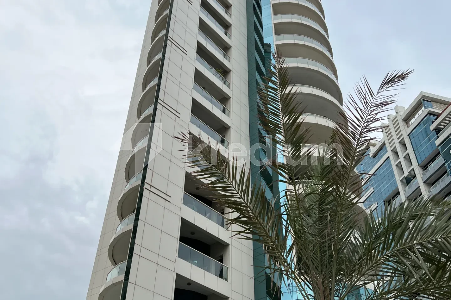 A modern elegant high-rise building