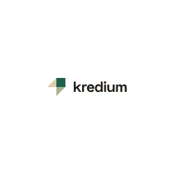 An image of a Kredium logo on a white background.