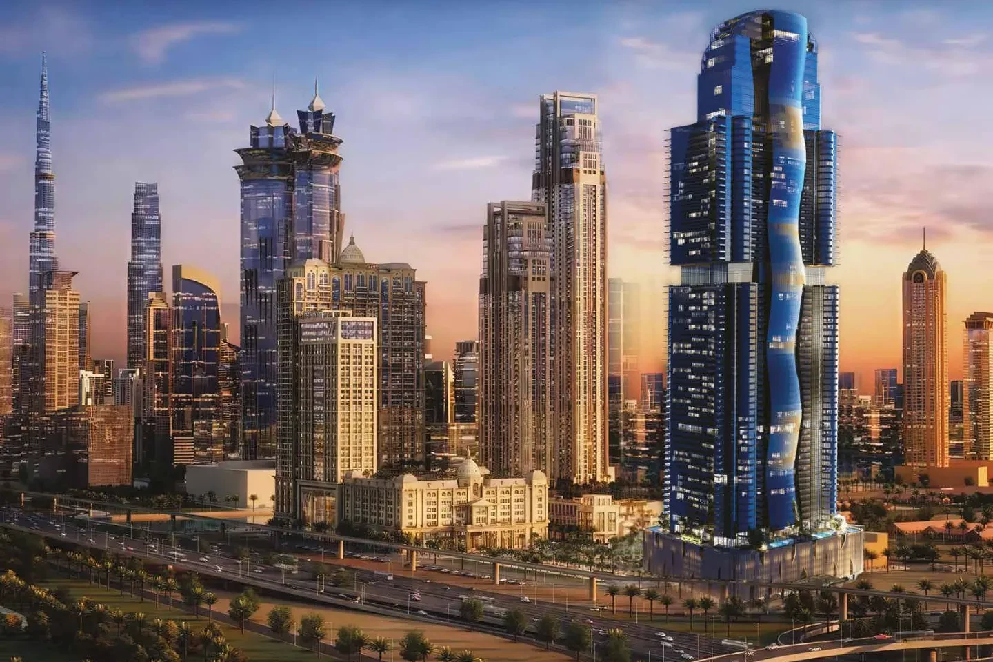 Al Habtoor Tower in the Al Habtoor City.