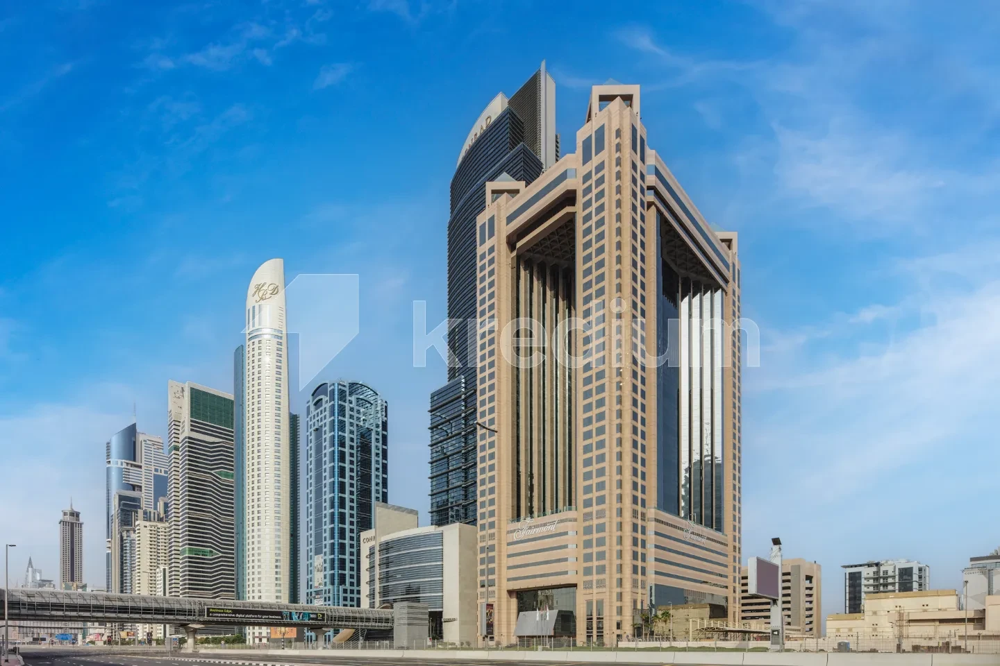Sheikh Zayed Road: The Fairmont Dubai
