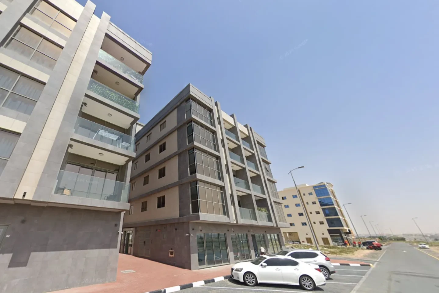 Buildings in Tilal City in Sharjah