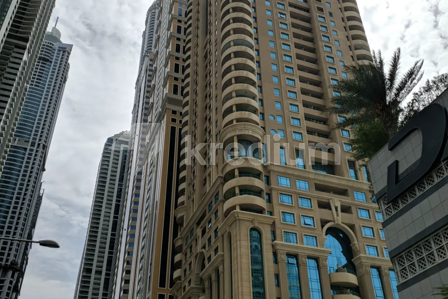 Modern-looking residential high-rise building