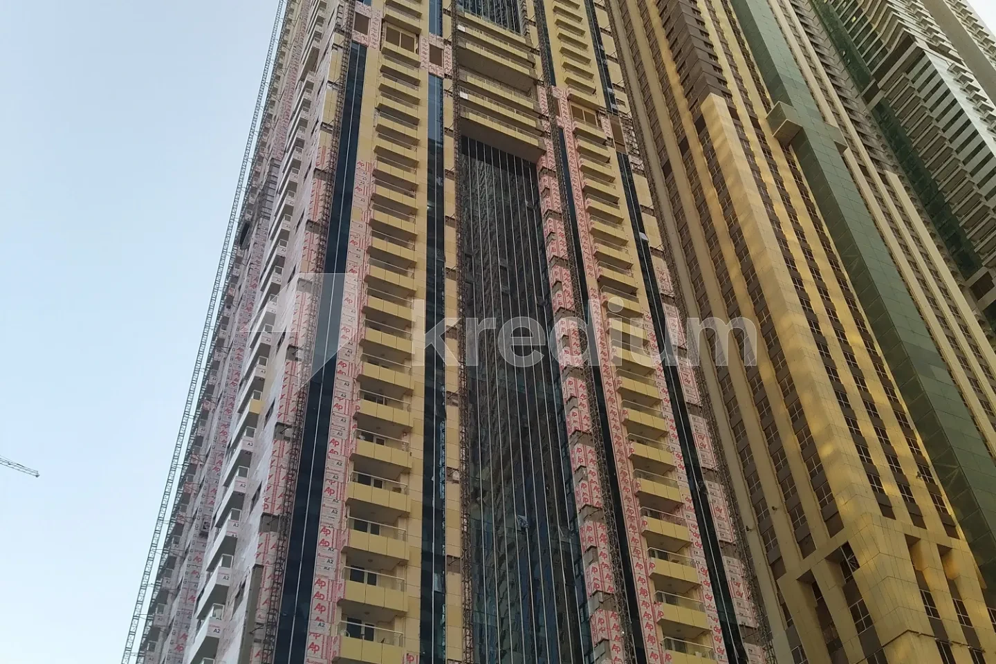 A large high-rise building