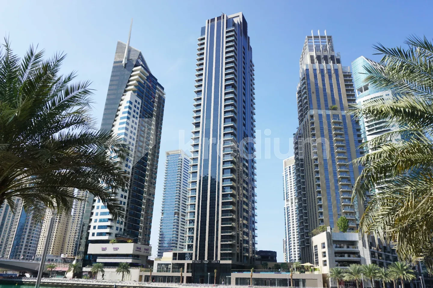 A group of stylish high-rise buildings