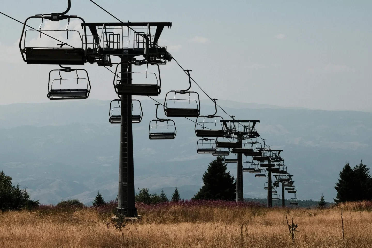 A panoramic view of a mountain in Serbia.