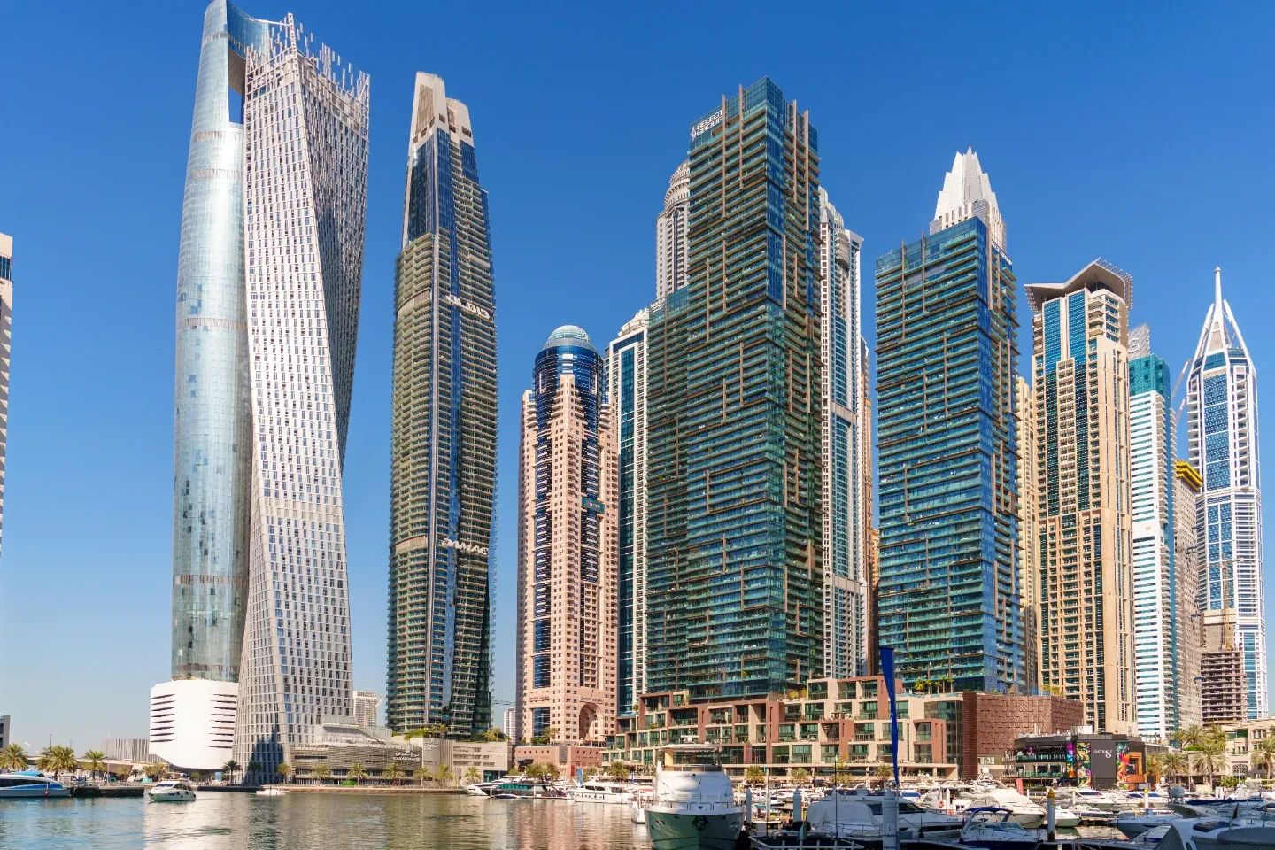 Dubai Marina skyscrapers