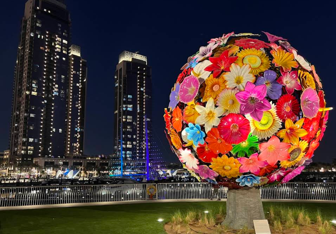 'Flower Tree', by Choi Jeong Hwa at Dubai Creek Harbour.