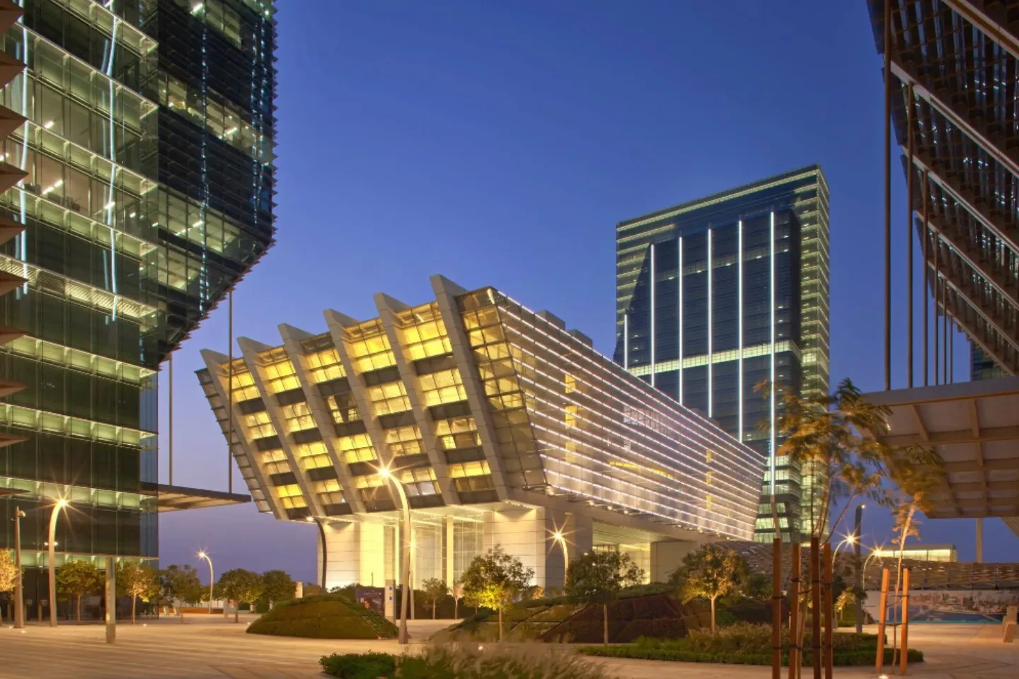 A building in Abu Dhabi Global Market (ADGM).