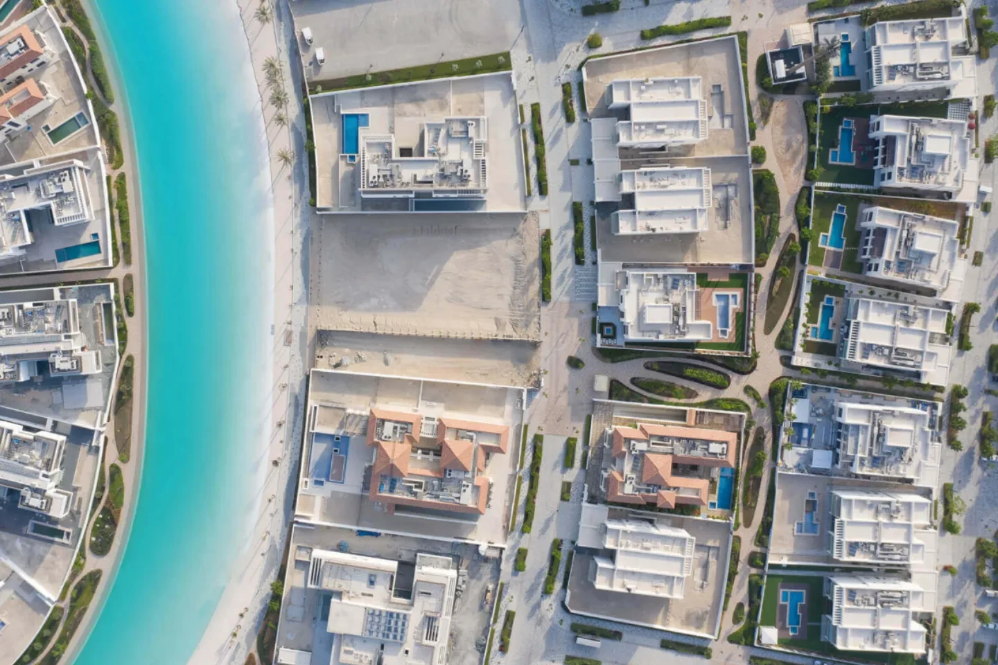 Houses in District 1, Mohammed Bin Rashid City, Dubai.