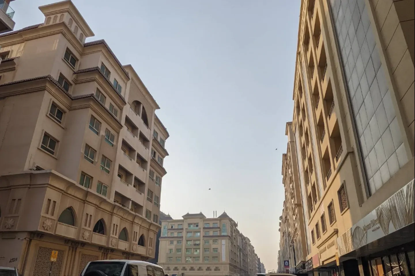 Buildings in Muwailih area in Dubai